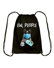 Ew People DogAustralian Cattle dog Drawstring Bag tile