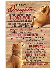 Never Forget That I Love U Lion Mom To Daughter Vertical Poster tile