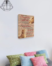 Never Forget That I Love U Lion Mom To Daughter 11x14 Gallery Wrapped Canvas Prints aos-canvas-pgw-11x14-lifestyle-front-02