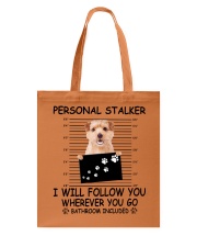 Personal Stalker Norfolk Terrier Tote Bag tile