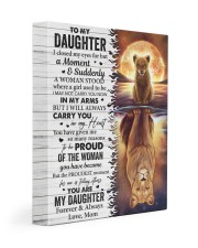 I Closed My Eyes For But A Moment Mom To Daughter 11x14 Gallery Wrapped Canvas Prints front