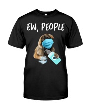 Ew People Dog Wearing A Face Mask Leonberger Premium Fit Mens Tee tile