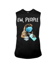 Ew People Dog Wearing A Face Mask Leonberger Sleeveless Tee tile