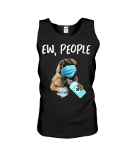 Ew People Dog Wearing A Face Mask Leonberger Unisex Tank tile