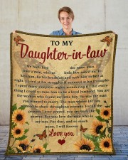 We Both Love The Same Man To Daughter-In-Law Fleece Blanket - 50" x 60" aos-coral-fleece-blanket-50x60-lifestyle-front-01