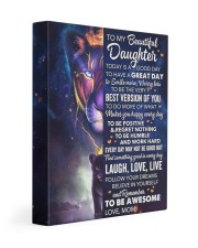 Today Is A Good Day Have Great Day Mom To Daughter 11x14 Gallery Wrapped Canvas Prints front