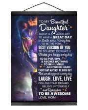 Today Is A Good Day Have Great Day Mom To Daughter Hanging Canvas tile