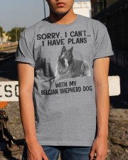 I have plans with my dog Belgian Shepherd Dog Classic T-Shirt apparel-classic-tshirt-lifestyle-29