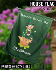 The Johnsos Happy Patrick's Day 29.5"x39.5" House Flag aos-house-flag-29-5-x-39-5-ghosted-lifestyle-14