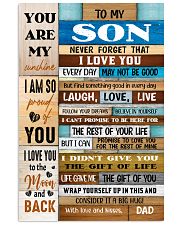 Never Forget That I Love You Dad To Son Vertical Poster tile