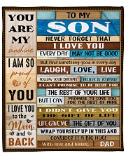 Never Forget That I Love You Dad To Son Fleece Blanket - 50" x 60" front