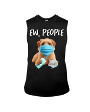 Ew People Dog Wearing A Face Mask Norfolk Terrier Sleeveless Tee tile