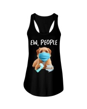 Ew People Dog Wearing A Face Mask Norfolk Terrier Ladies Flowy Tank tile