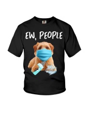 Ew People Dog Wearing A Face Mask Norfolk Terrier Youth T-Shirt tile