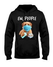 Ew People Dog Wearing A Face Mask Norfolk Terrier Hooded Sweatshirt tile
