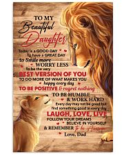 Today Is A Good Day Have Great Day Dad To Daughter Vertical Poster tile