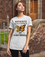 God Gifted Me Two Titles Mom And Stepmom To Mom Classic T-Shirt apparel-classic-tshirt-lifestyle-06