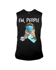 Ew People Dog Wearing A Face Mask English Mastiff Sleeveless Tee tile