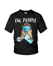 Ew People Dog Wearing A Face Mask English Mastiff Youth T-Shirt tile