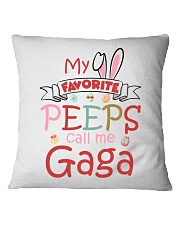 Customize Easter's day Gaga To Grandma Square Pillowcase tile