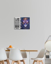 Personalized I AM The Son Of The King Dad To Son 14x11 Gallery Wrapped Canvas Prints aos-canvas-pgw-14x11-lifestyle-front-05