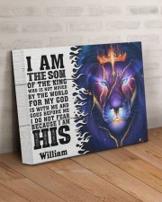 Personalized I AM The Son Of The King Dad To Son 14x11 Gallery Wrapped Canvas Prints aos-canvas-pgw-14x11-lifestyle-front-07