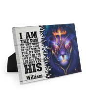 Personalized I AM The Son Of The King Dad To Son Easel-Back Gallery Wrapped Canvas tile