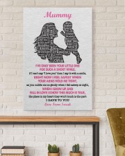 To Mom I've Only Been Your Little One Custom Name 24x36 Gallery Wrapped Canvas Prints aos-canvas-pgw-24x36-lifestyle-front-17