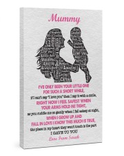 To Mom I've Only Been Your Little One Custom Name 24x36 Gallery Wrapped Canvas Prints front