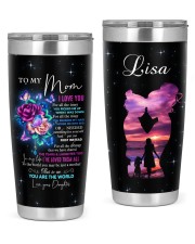 Personalized I Love You All The Times To Mom 20oz Tumbler front