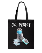 Ew People Dog Wearing A Face Mask Afghan Hound Tote Bag tile