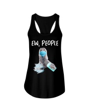 Ew People Dog Wearing A Face Mask Afghan Hound Ladies Flowy Tank tile
