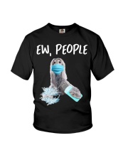Ew People Dog Wearing A Face Mask Afghan Hound Youth T-Shirt tile