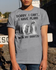 I have plans with my dog ShihTzu Classic T-Shirt apparel-classic-tshirt-lifestyle-29