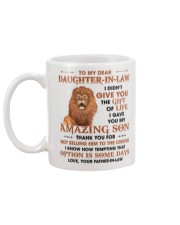 To DIL Thanks For Not Selling My Son To The Circus Mug back