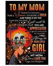 It's Not Easy For A Woman To Raise A Child To Mom Vertical Poster tile
