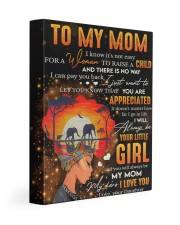 It's Not Easy For A Woman To Raise A Child To Mom Gallery Wrapped Canvas Prints tile