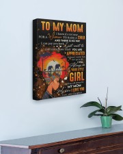 It's Not Easy For A Woman To Raise A Child To Mom 16x20 Gallery Wrapped Canvas Prints aos-canvas-pgw-16x20-lifestyle-front-01