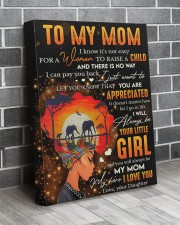 It's Not Easy For A Woman To Raise A Child To Mom 16x20 Gallery Wrapped Canvas Prints aos-canvas-pgw-16x20-lifestyle-front-12