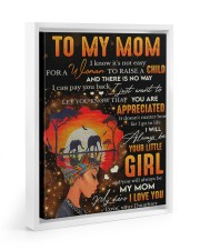 It's Not Easy For A Woman To Raise A Child To Mom Floating Framed Canvas Prints White tile