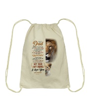 I Know It's Not Easy For A Man Raise Child To Dad Drawstring Bag tile