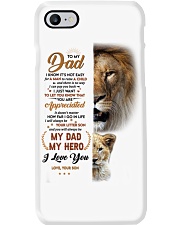 I Know It's Not Easy For A Man Raise Child To Dad Phone Case tile