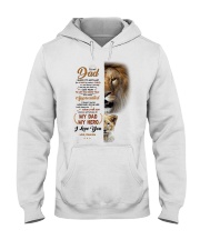 I Know It's Not Easy For A Man Raise Child To Dad Hooded Sweatshirt tile