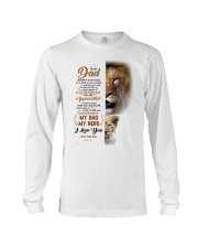 I Know It's Not Easy For A Man Raise Child To Dad Long Sleeve Tee tile