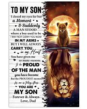I Closed My Eyes For But A Moment Dad To Son Vertical Poster tile