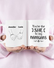 Personalized Name You're The She To My Nanigans Mug ceramic-mug-lifestyle-30