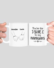 Personalized Name You're The She To My Nanigans Mug ceramic-mug-lifestyle-41