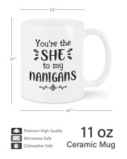 Personalized Name You're The She To My Nanigans Mug ceramic-mug-lifestyle-62