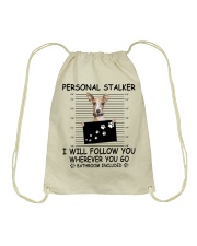Personal Stalker Italian Greyhound Drawstring Bag tile