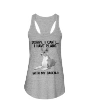 I have plans with my dog Basenji Ladies Flowy Tank tile